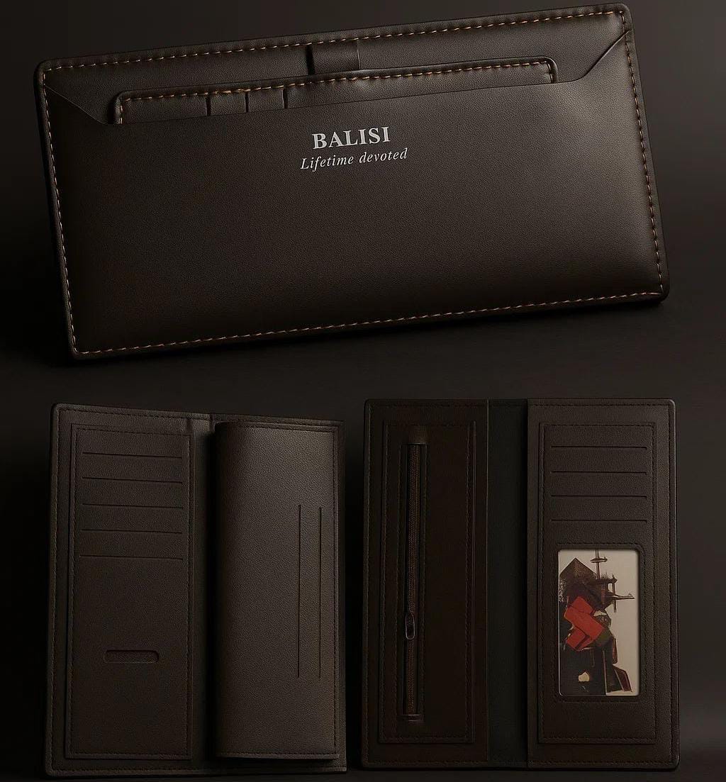 BALISI Leather Wallet – Lifetime Devoted 💼