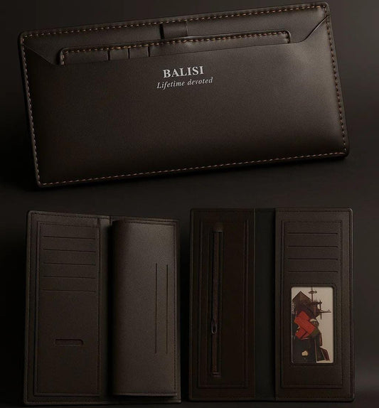 BALISI Leather Wallet – Lifetime Devoted 💼