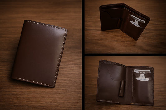 PURE LEATHER BROWN WALLET